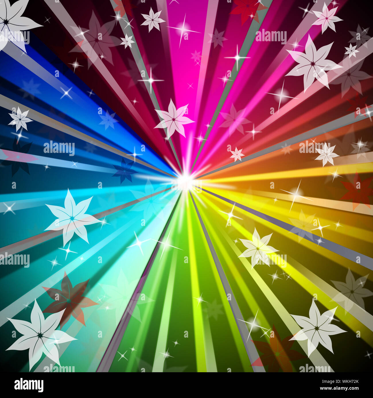 Radiating rays background hi-res stock photography and images - Alamy