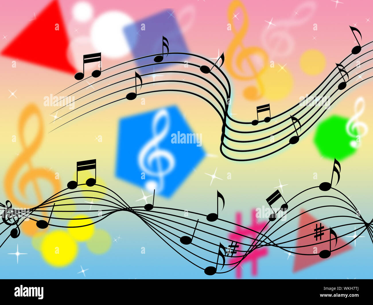 Music Background Showing Rock Pop Or Classical Stock Photo - Alamy