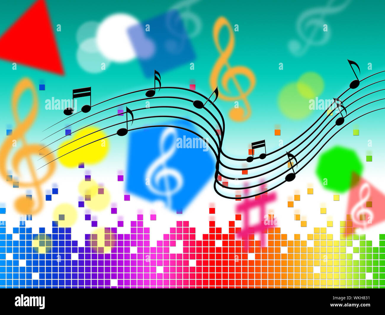 Music Background Showing Pop Classical Or Rock Stock Photo - Alamy