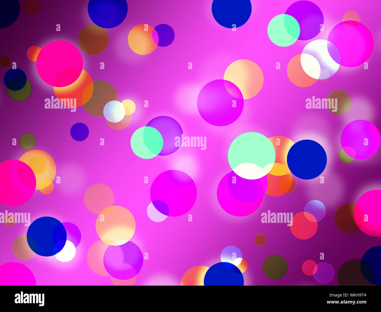 Purple Spots Background Meaning Glowing Dots And Round Stock Photo Alamy