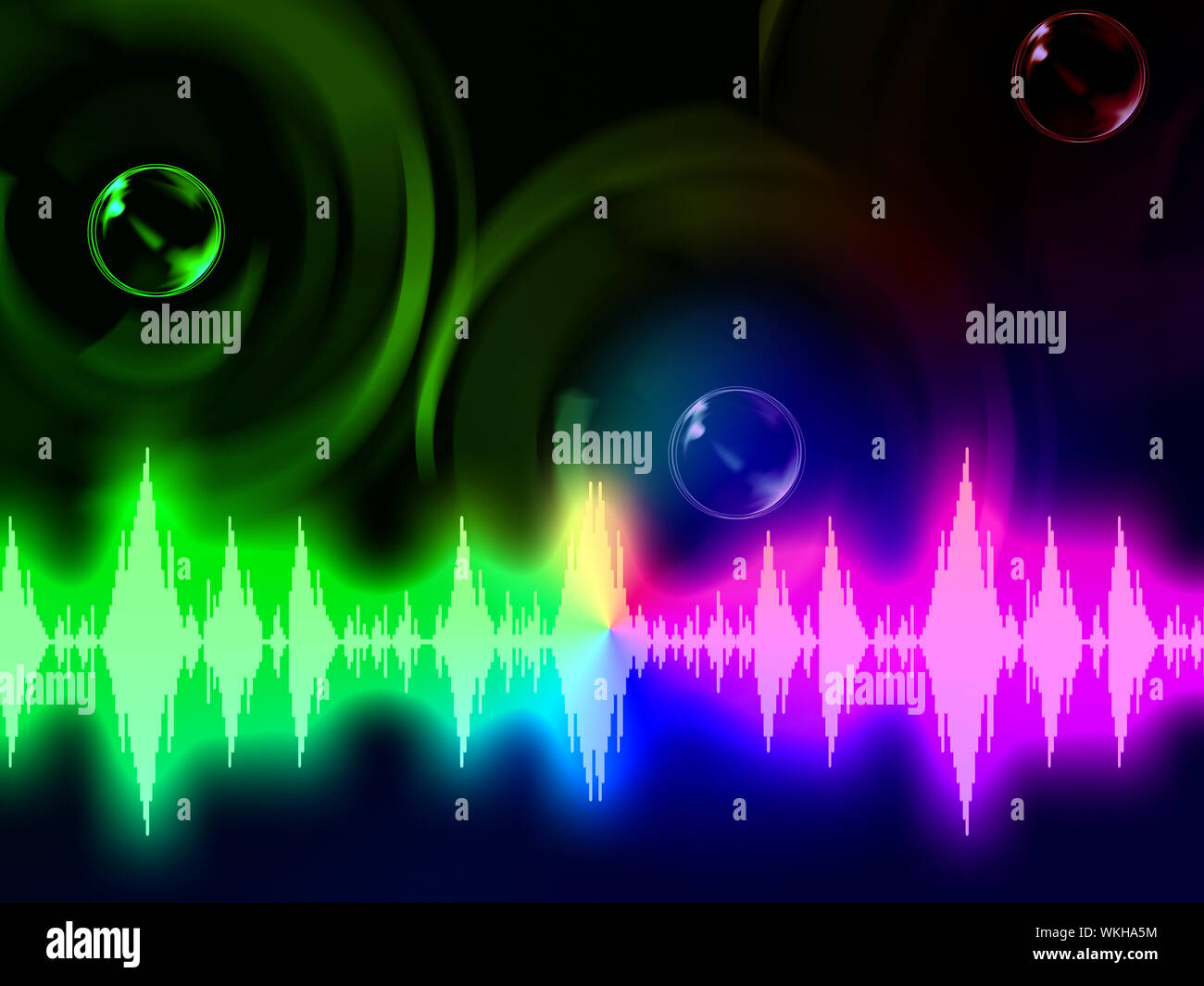 Sound Wave Background Meaning Music Volume Or Amplifier Stock Photo Alamy