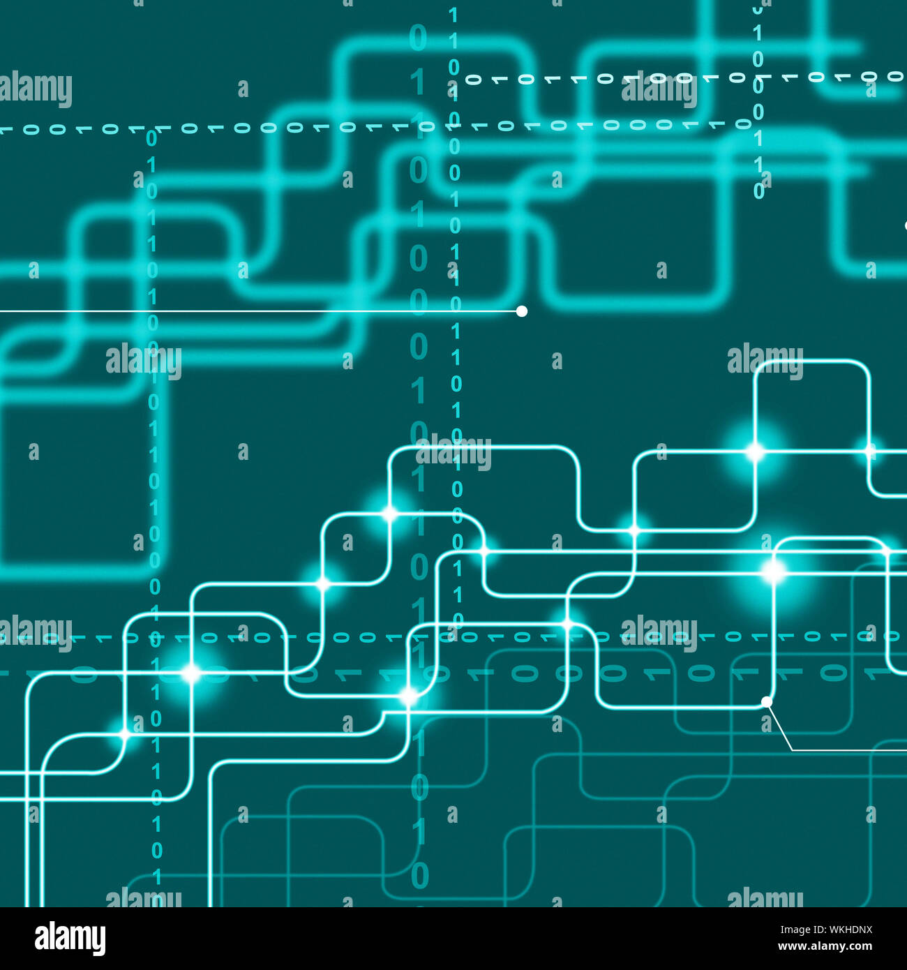 Electronic Circuit Indicating High Tech And Microchip Stock Photo Alamy