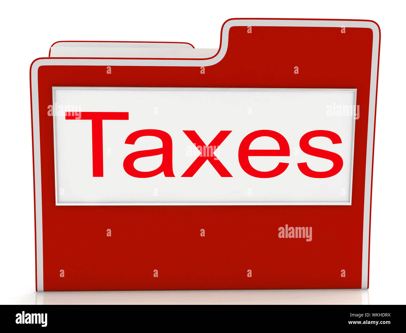 File Taxes Indicating Levy Duty And Binder Stock Photo Alamy