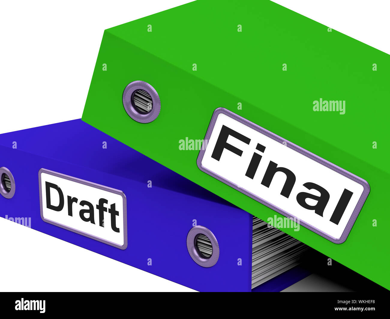Final Draft Showing Outline Key And Edited Stock Photo Alamy