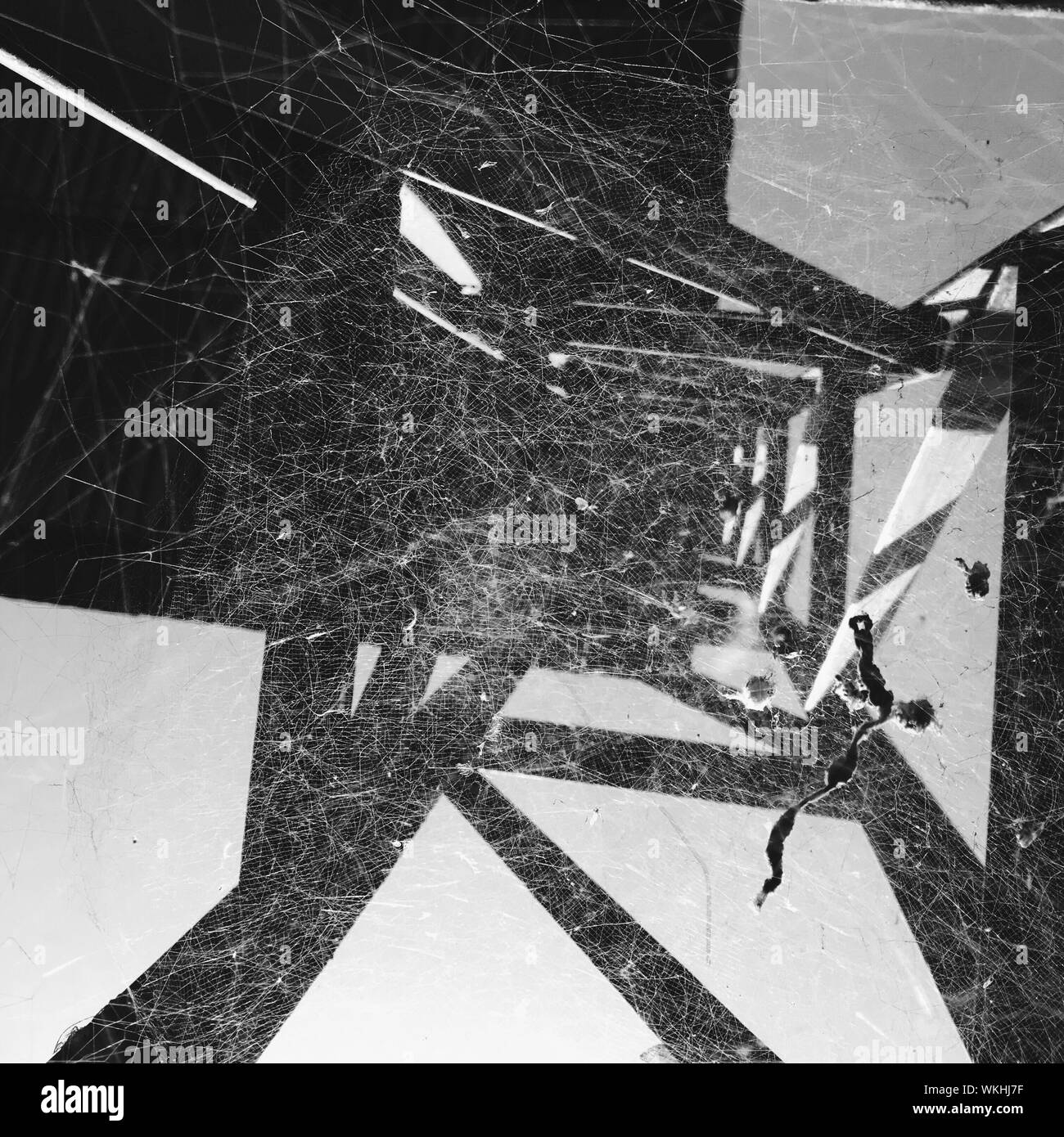 Digital Composite Image Of Spider s And Electricity Pylon Stock