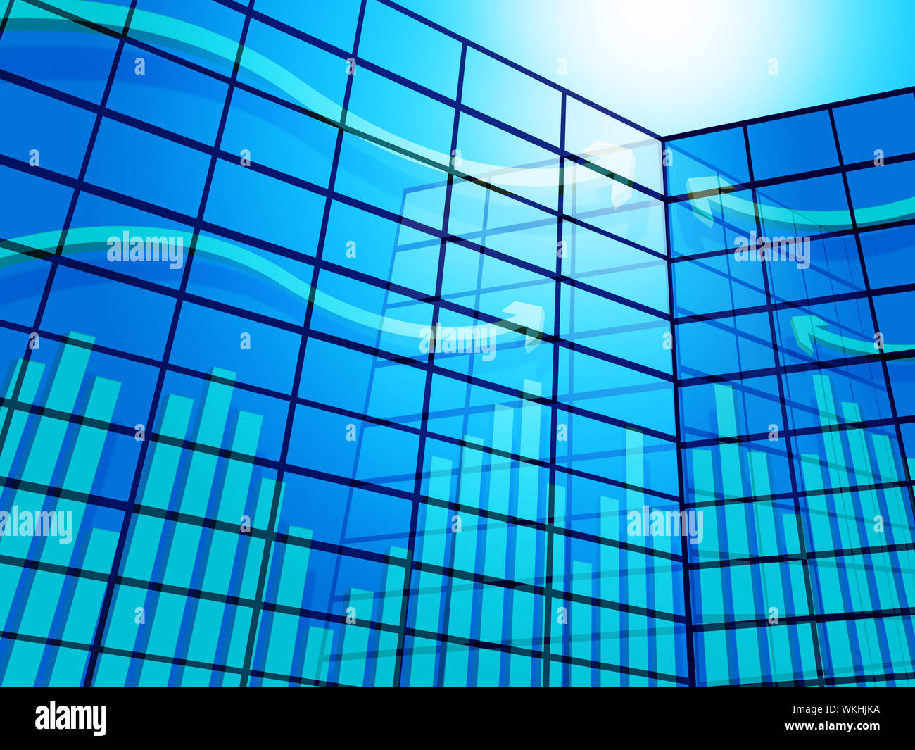 Office Building Indicating Text Space And Improvement Stock Photo - Alamy