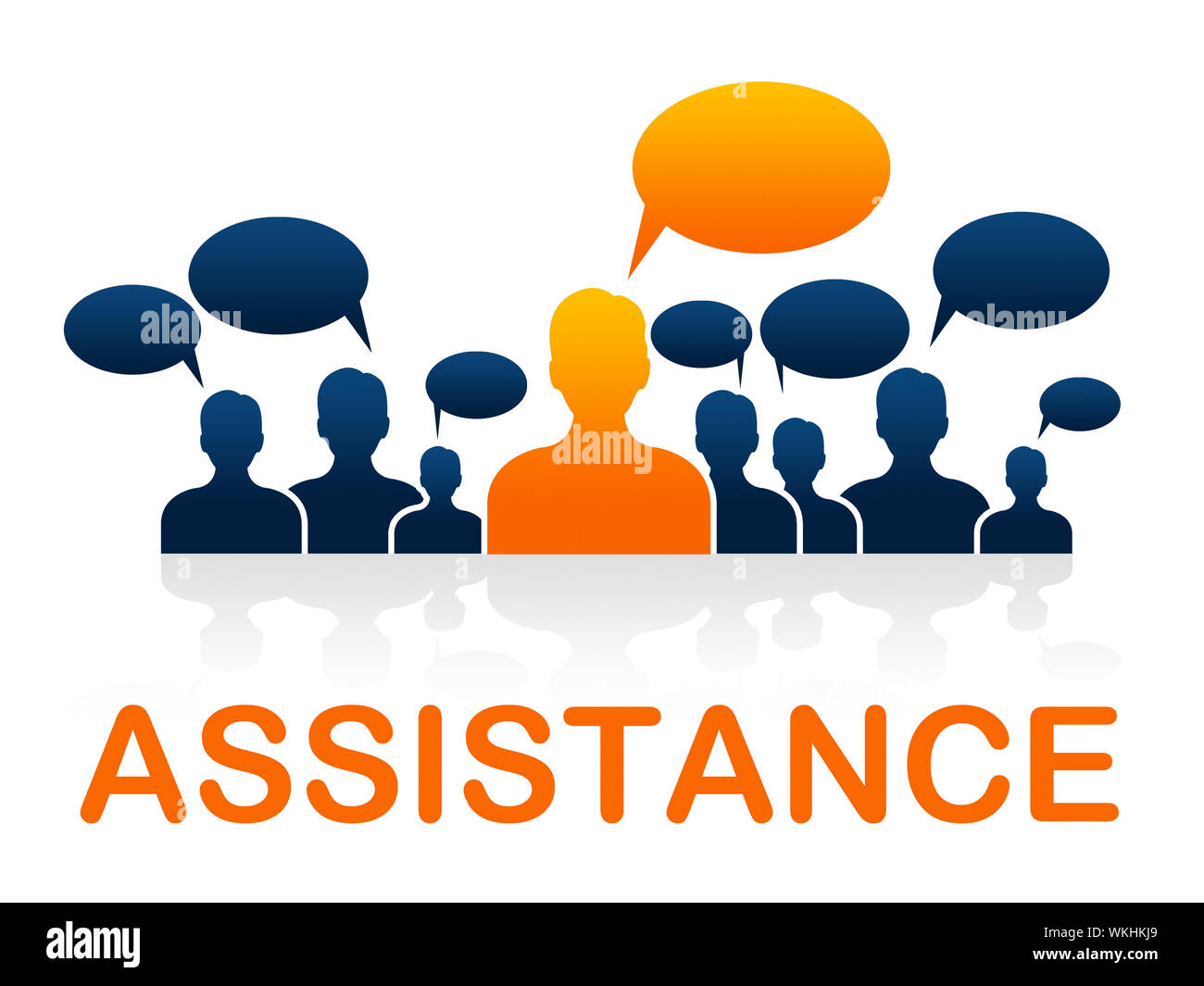 Customer Service Meaning Helpdesk Helping And Question Stock Photo Alamy