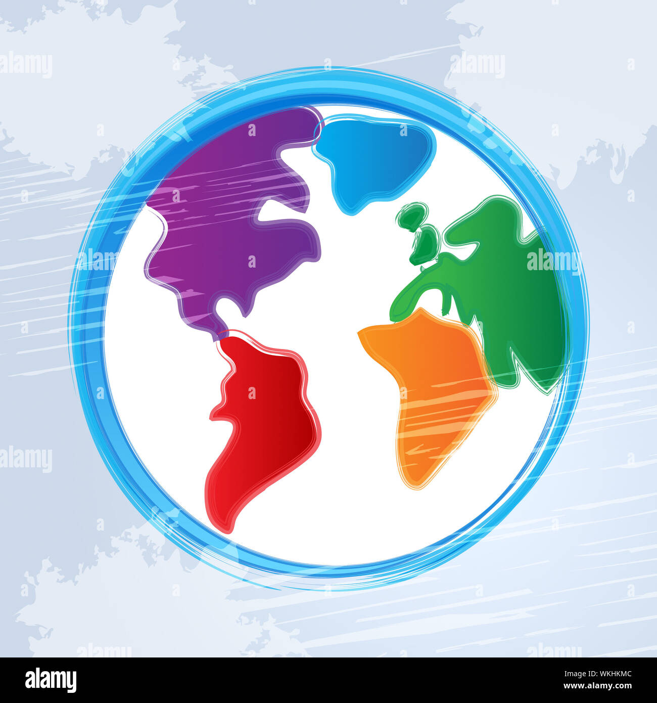 Background Globe Showing Template Globally And Globalization Stock Photo
