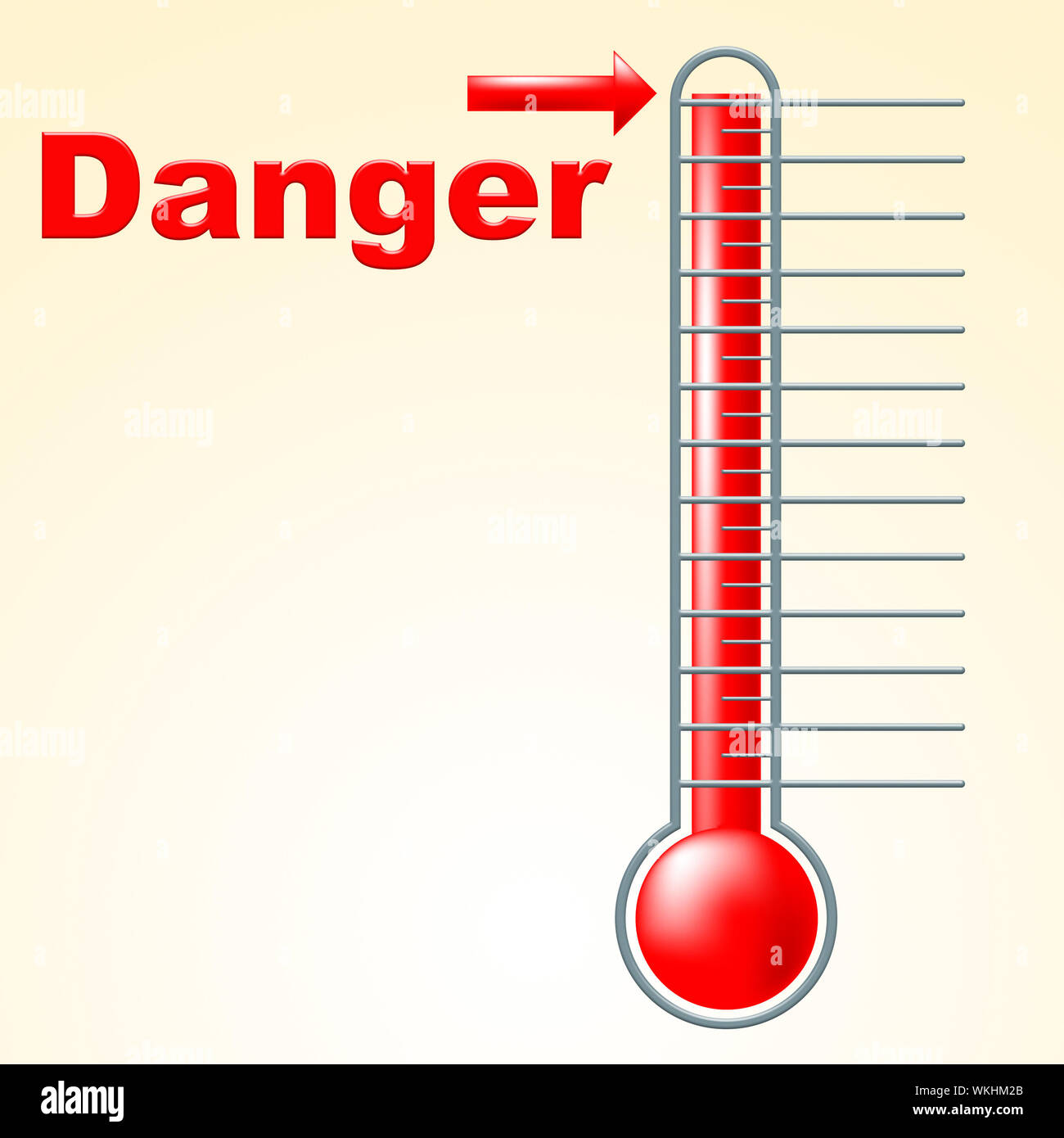 Thermometer Danger Showing Degree Advisory And Hazard Stock Photo Alamy Thermometer Danger Showing Degree Advisory And Hazard Stock Photo Alamy