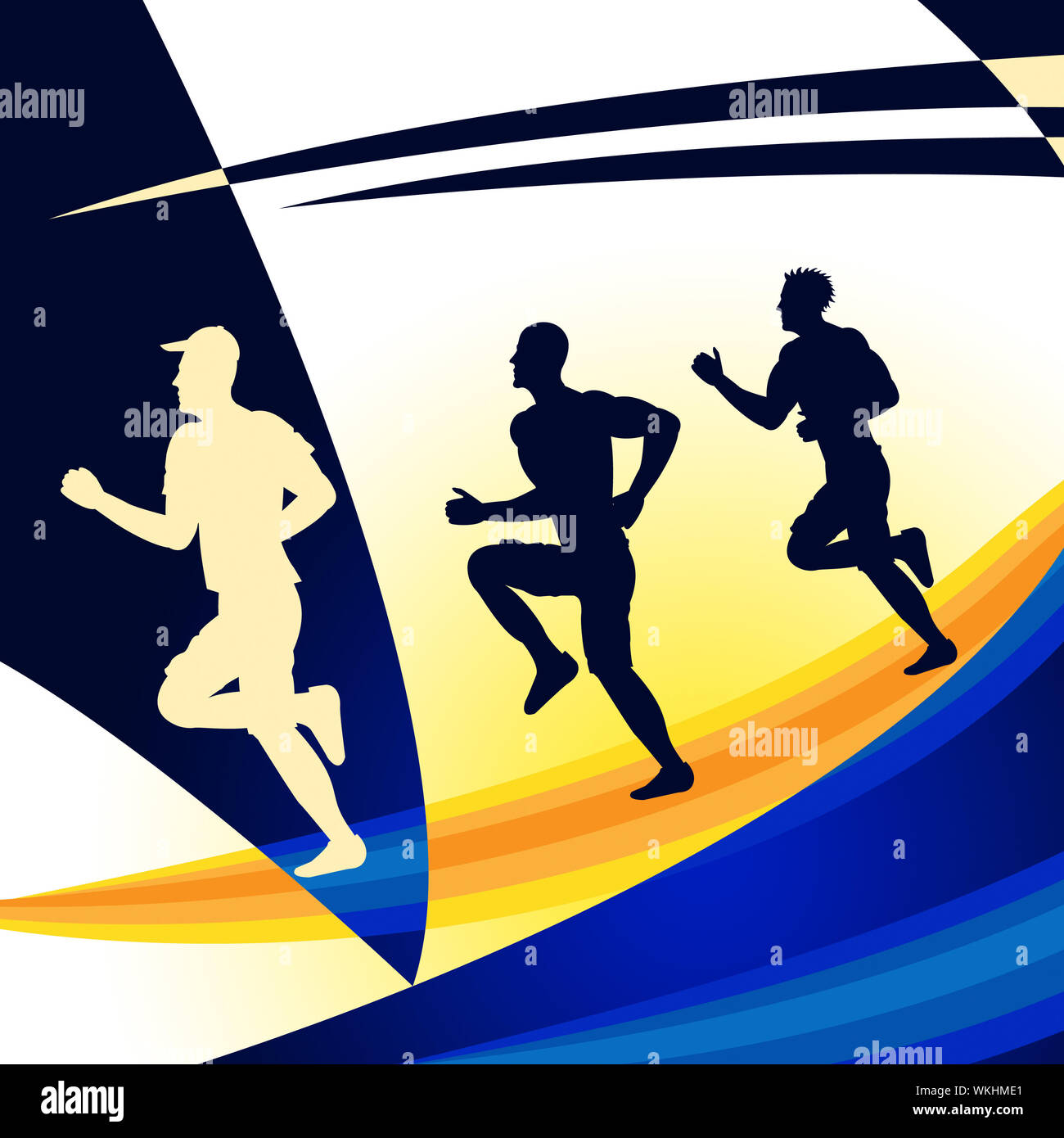 Exercise Jogging Meaning Get Fit And Aerobic Stock Photo - Alamy