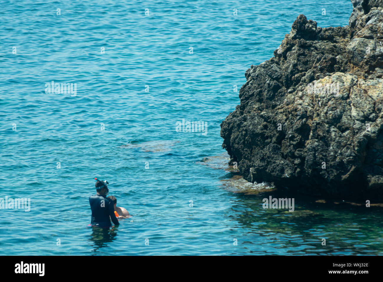 snorkeling in tabarca island(Alicante)Spain Stock Photo Alamy