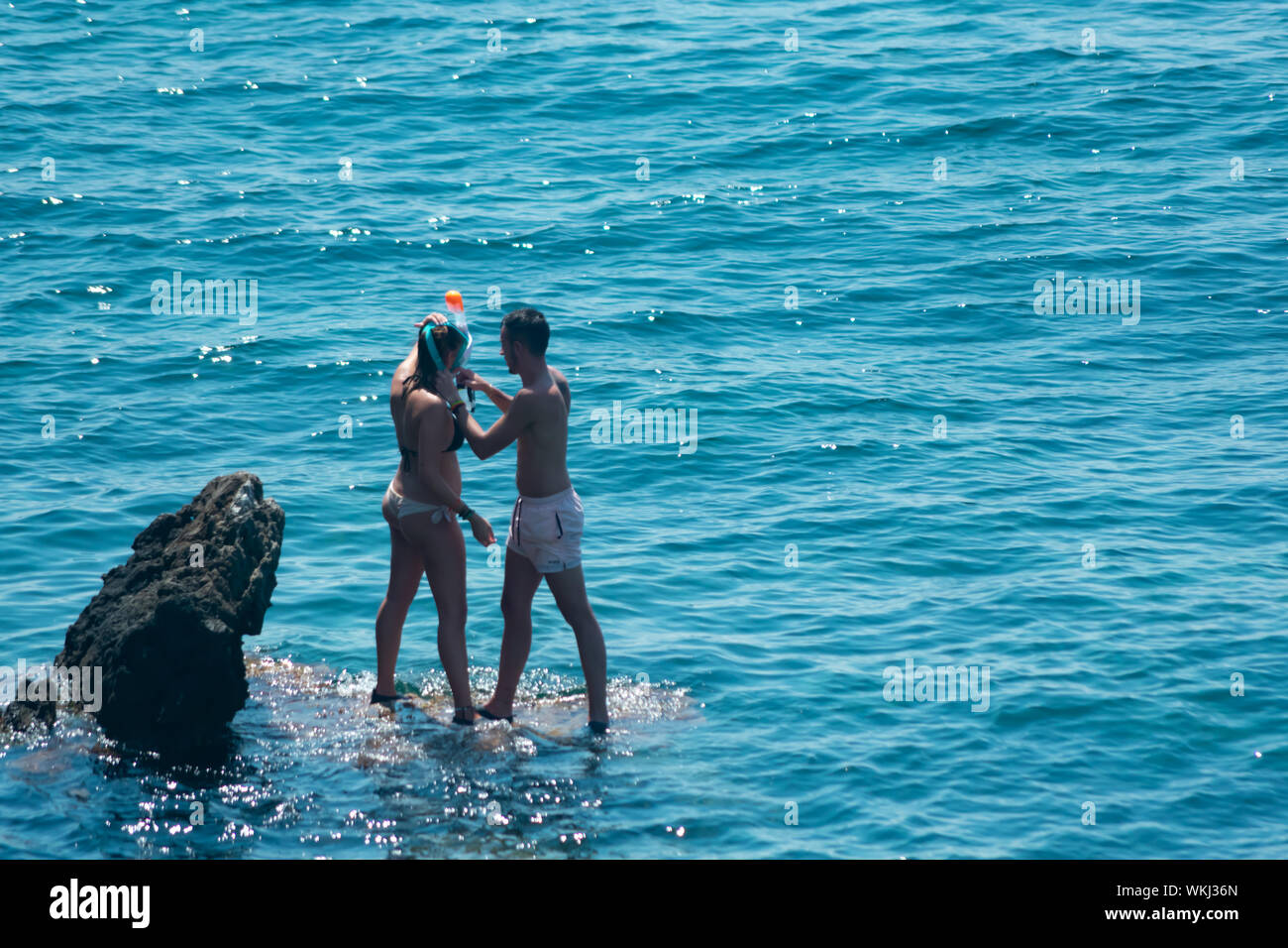 snorkeling in tabarca island(Alicante)Spain Stock Photo Alamy