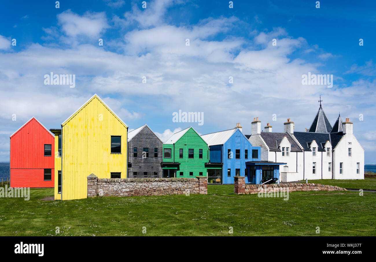 The Inn at John o'Groats hotel on the North Coast 500 tourist motoring route in northern Scotland, UK Stock Photo