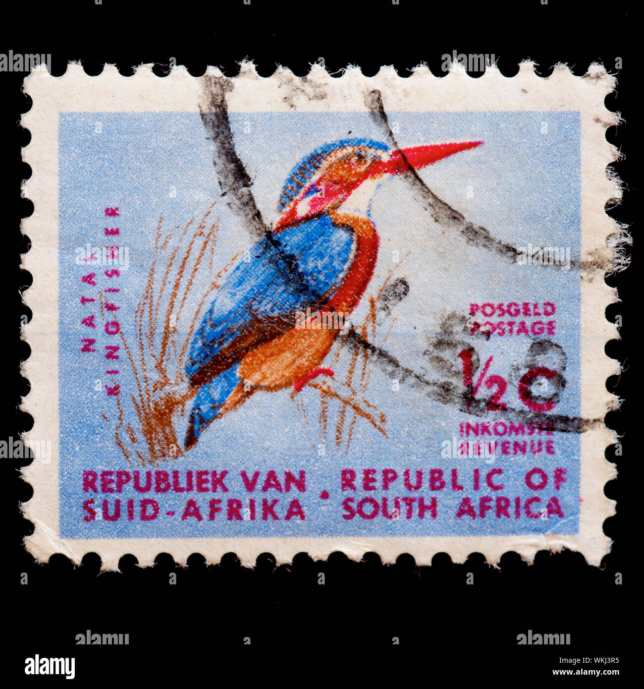 South Africa Postage Stamp African Pygmy Kingfisher (Ispidina picta