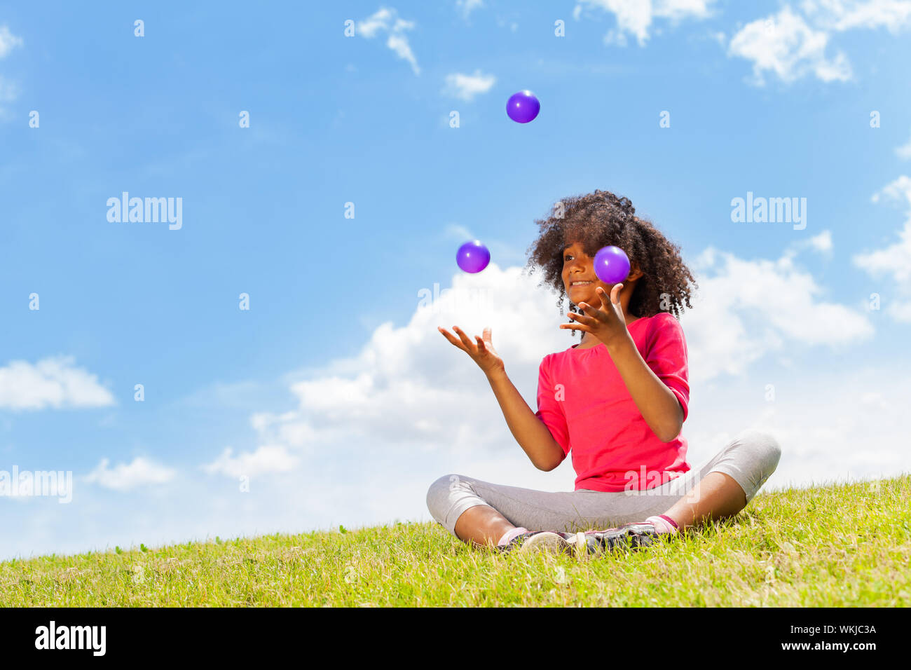 Girl bouncing ball hires stock photography and images Alamy
