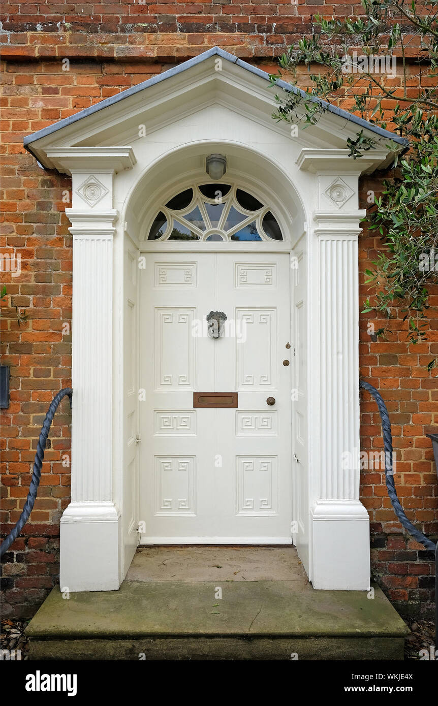 house doorway, burnham market, north norfolk, england Stock Photo Alamy