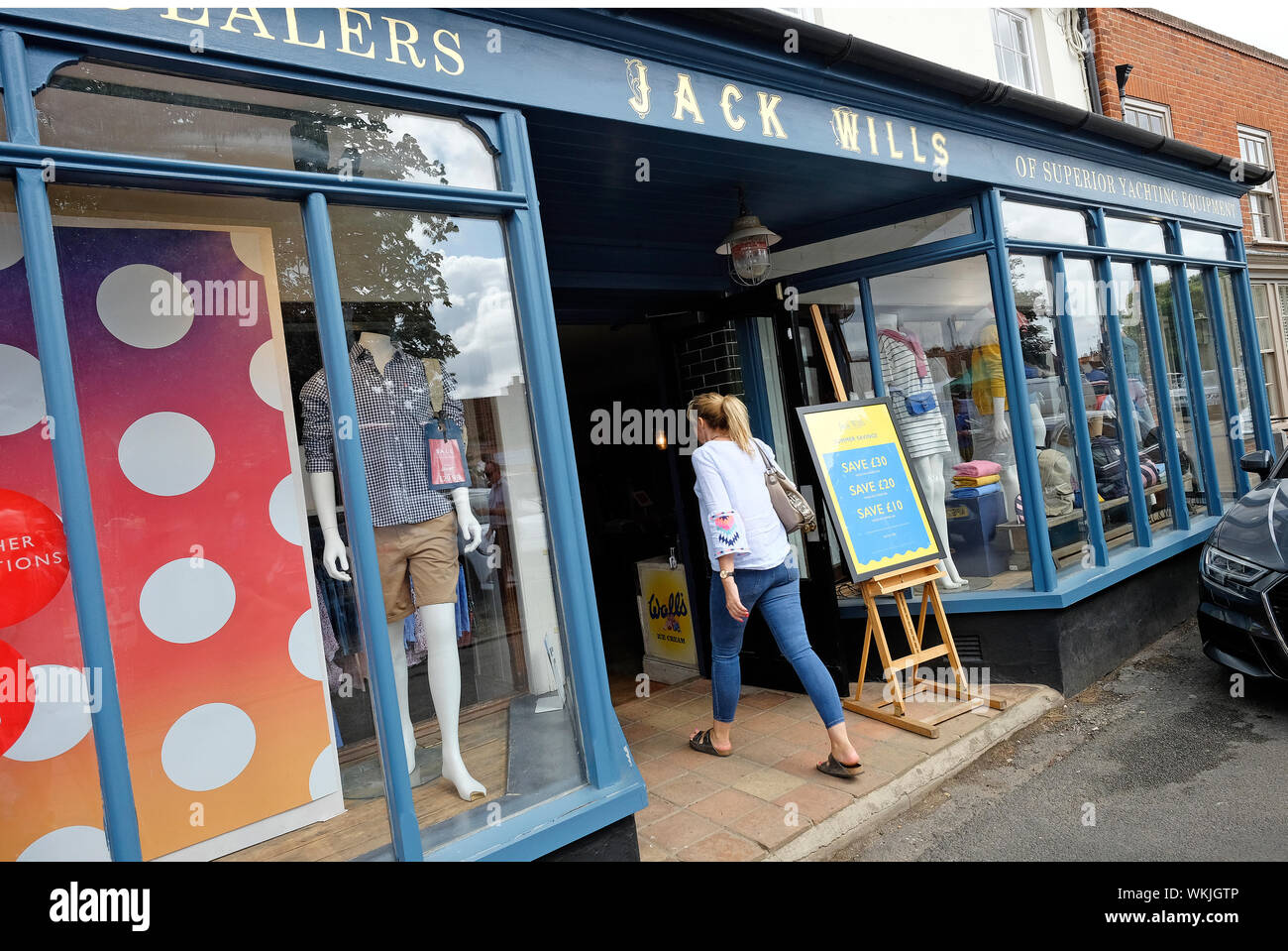 jack wills store, burnham market, north norfolk, england Stock Photo