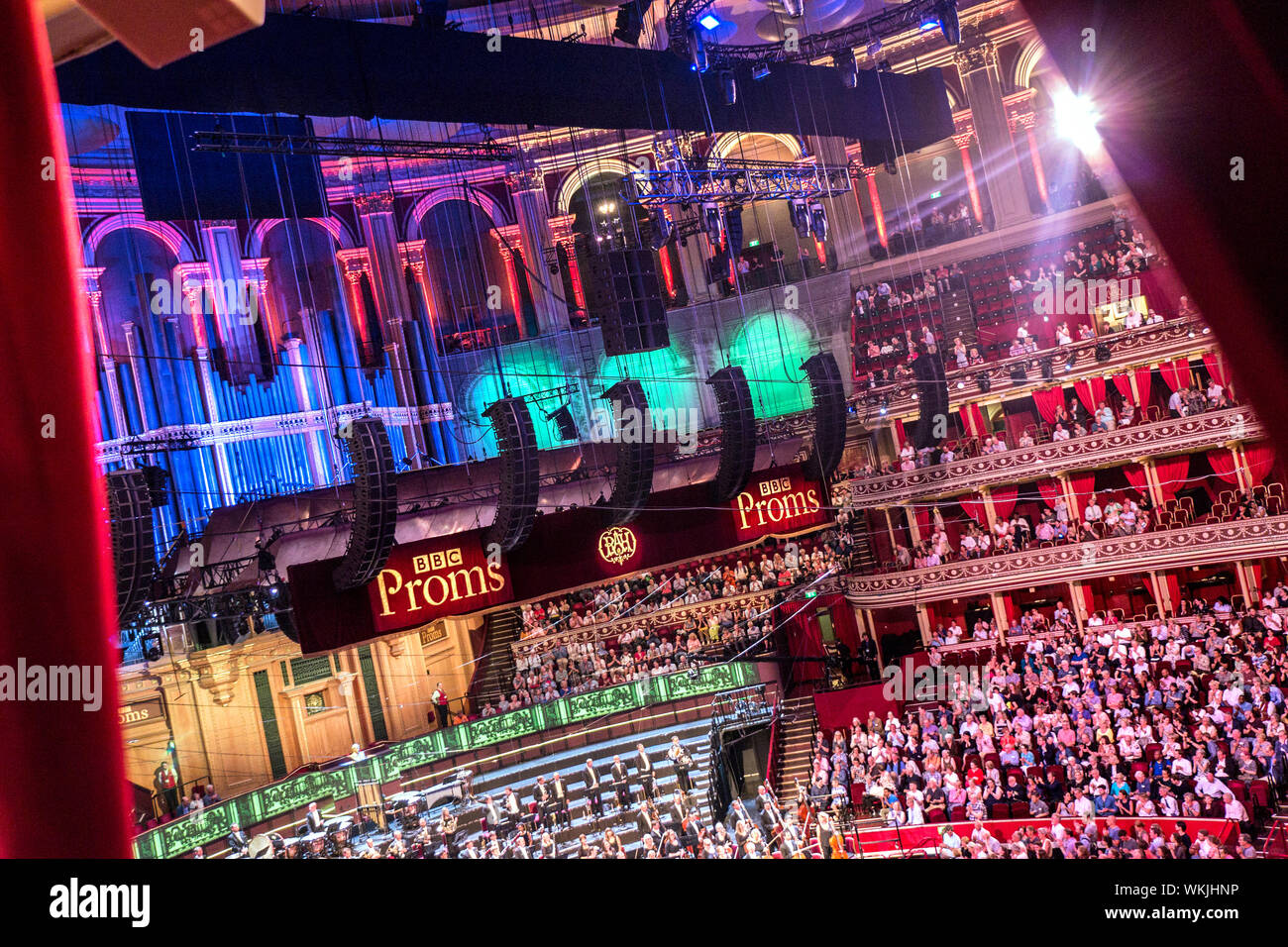 Royal albert hall london interior hires stock photography and images