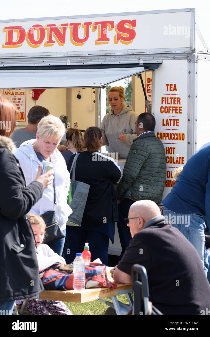 CHELMSFORD, ESSEX/ENGLAND 1ST JUNE 2019 People visiting a car boot