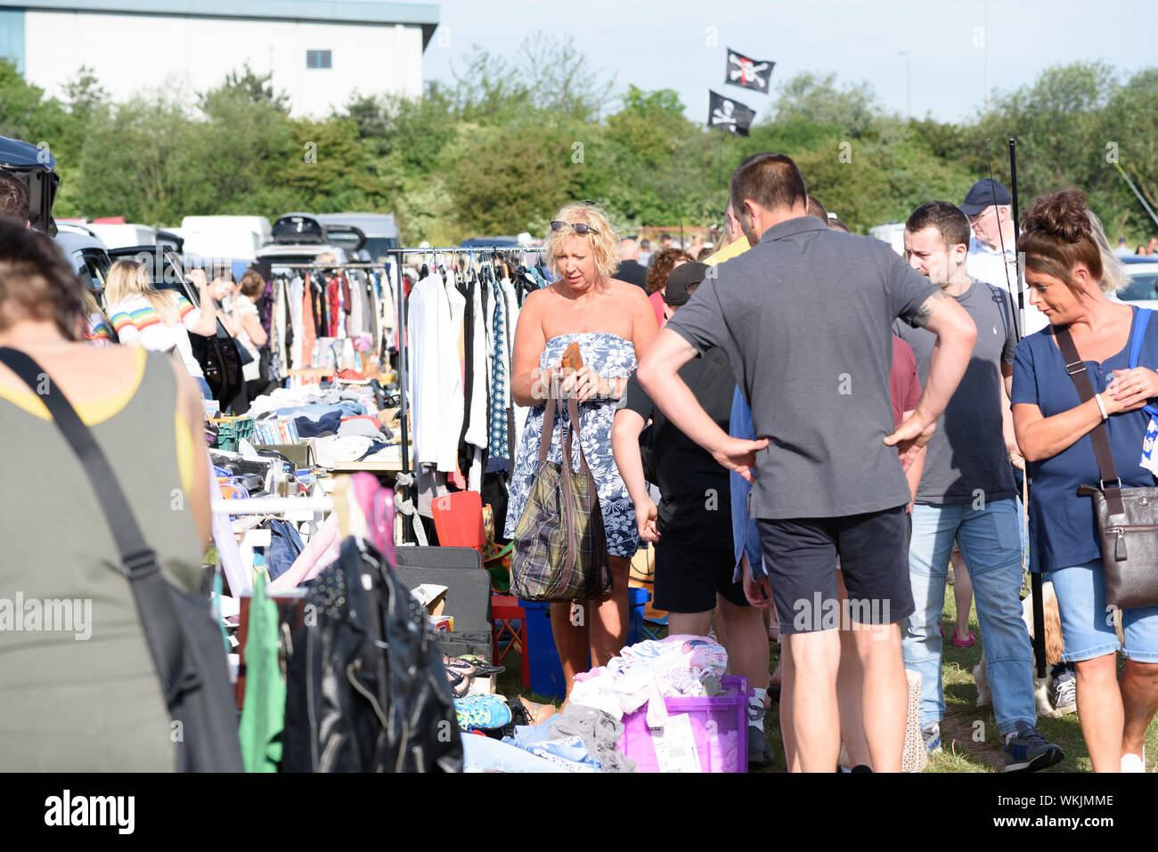 Chelmsford Essex England 1st June 2019 People Visiting A Car
