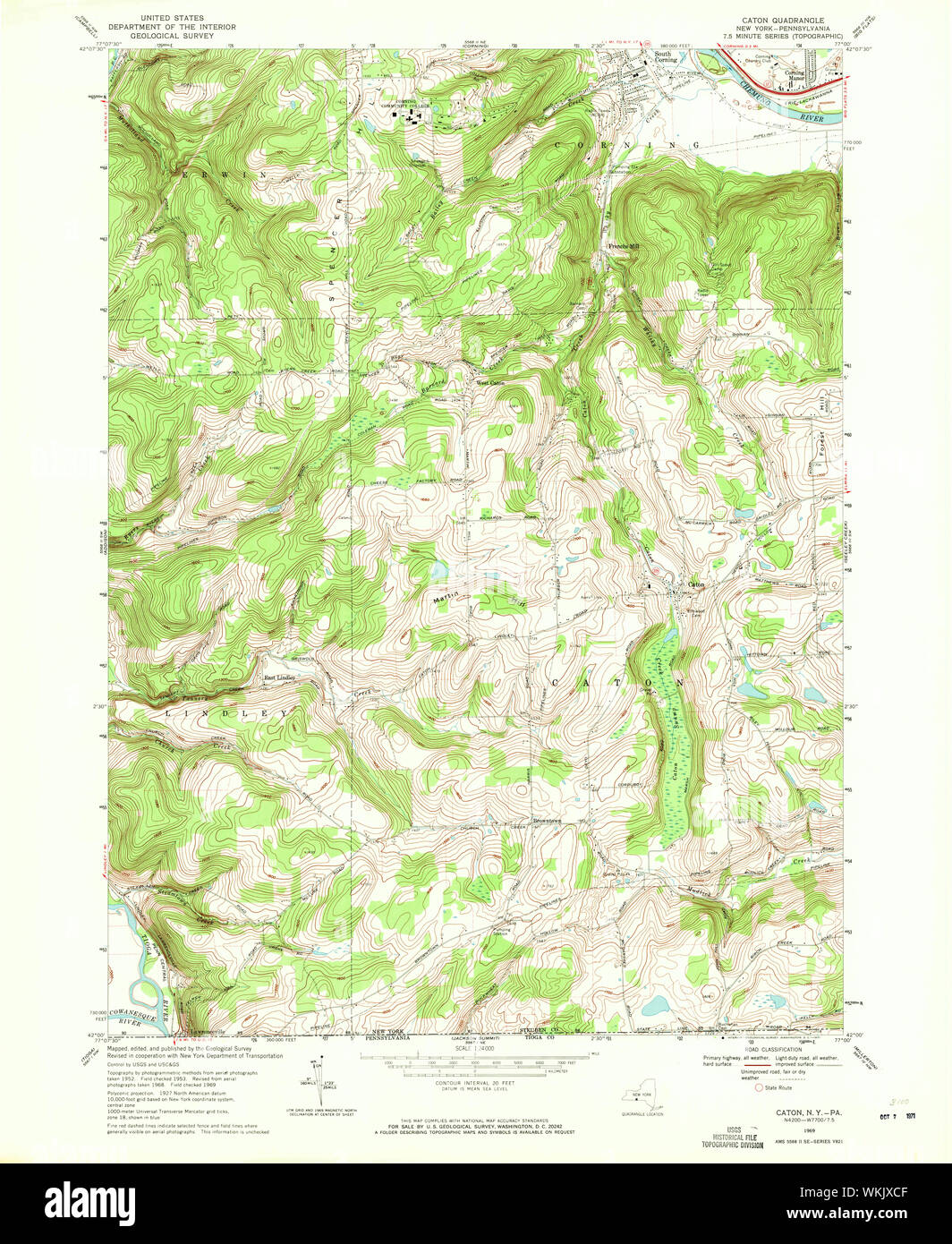 New York NY Caton 122855 1969 24000 Restoration Stock Photo Alamy