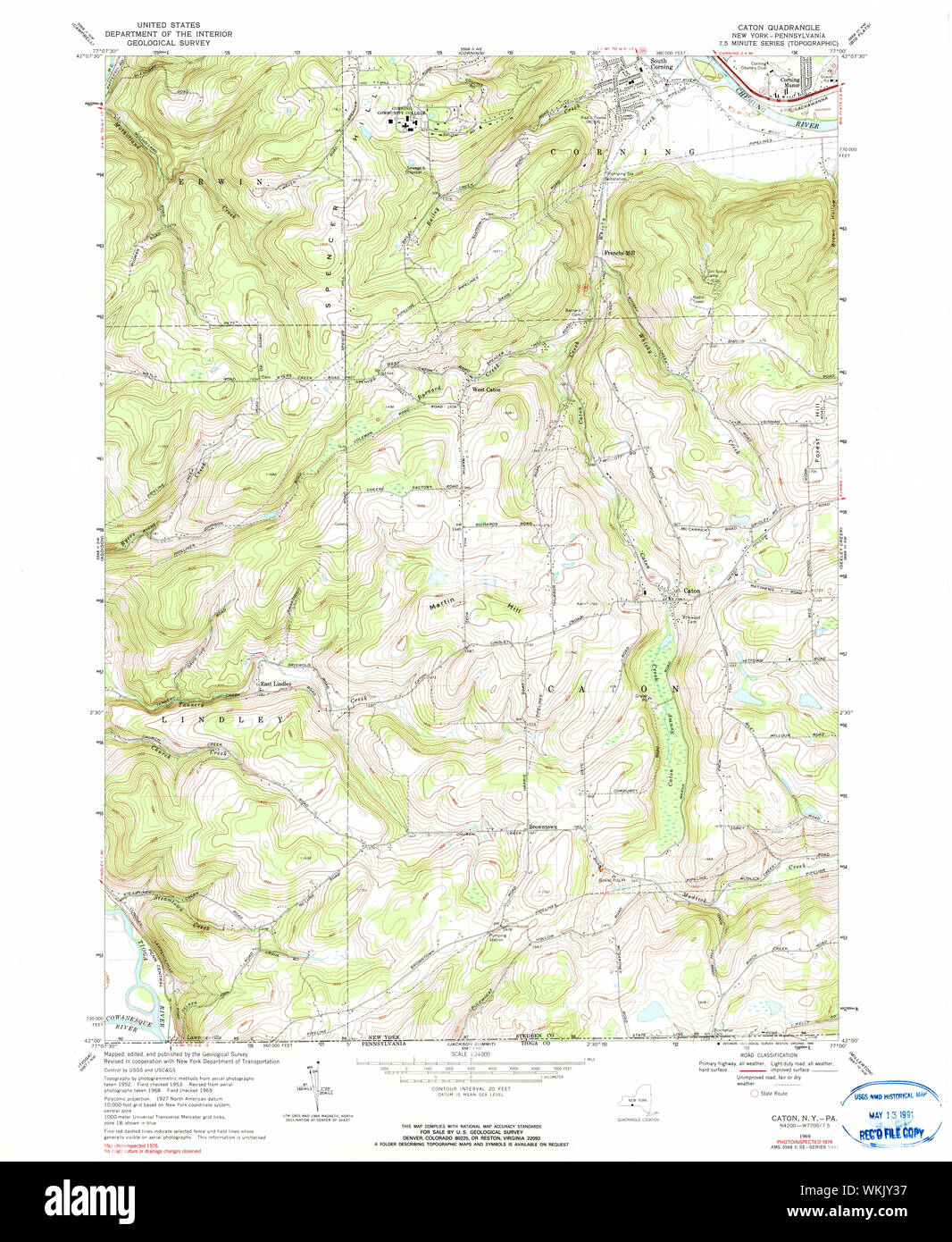 New York NY Caton 137159 1969 24000 Restoration Stock Photo Alamy