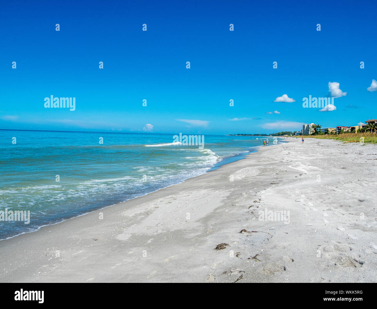 Gulf of Mexico beach on Longboat Key Florida Stock Photo