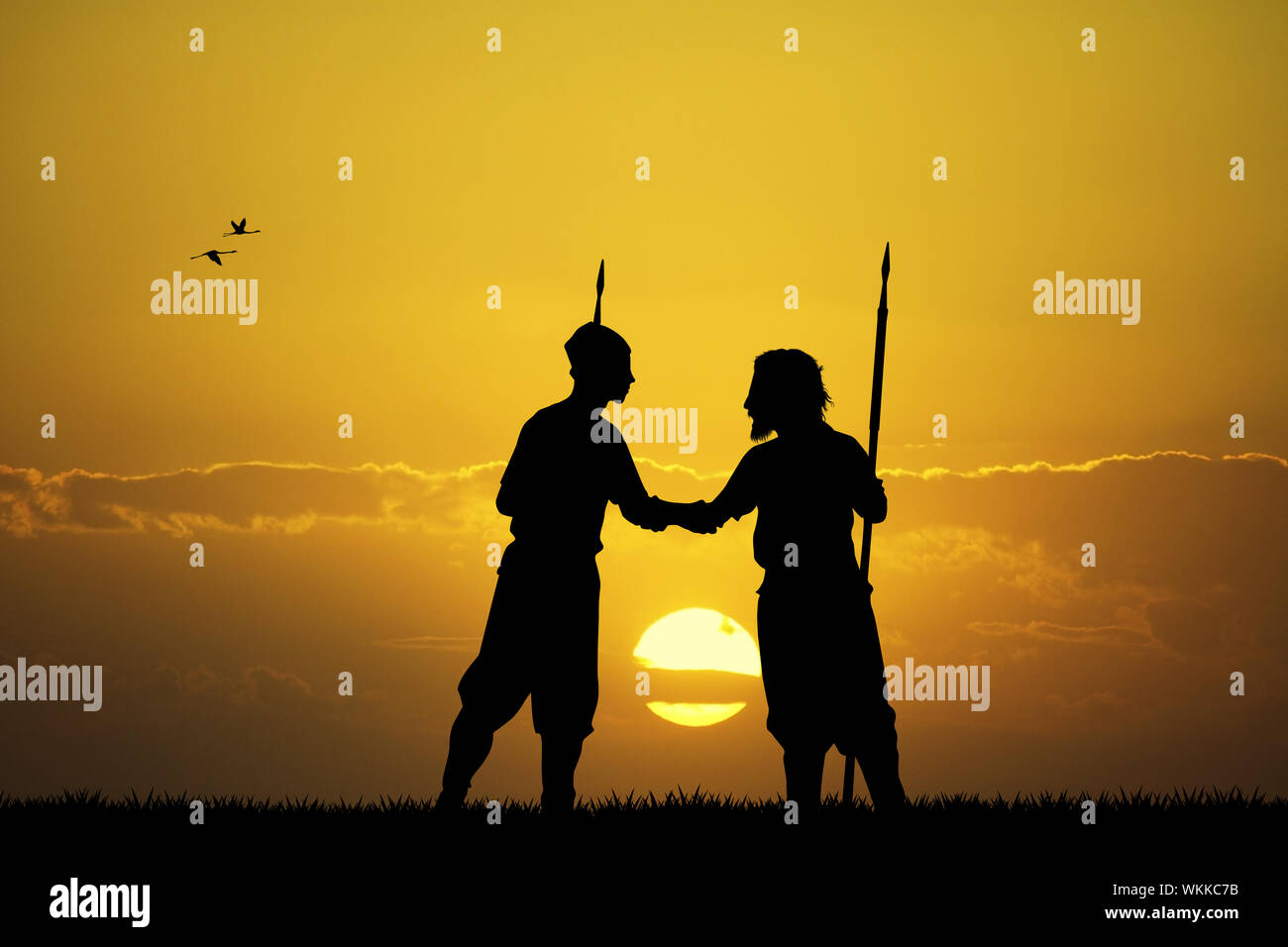 Kung fu silhouette hi-res stock photography and images - Alamy