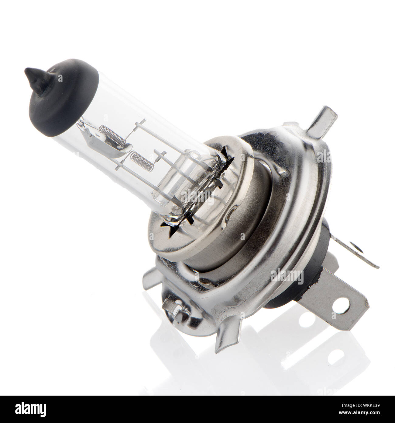 A halogen car headlamp bulb with main and dipped beams Stock Photo Alamy