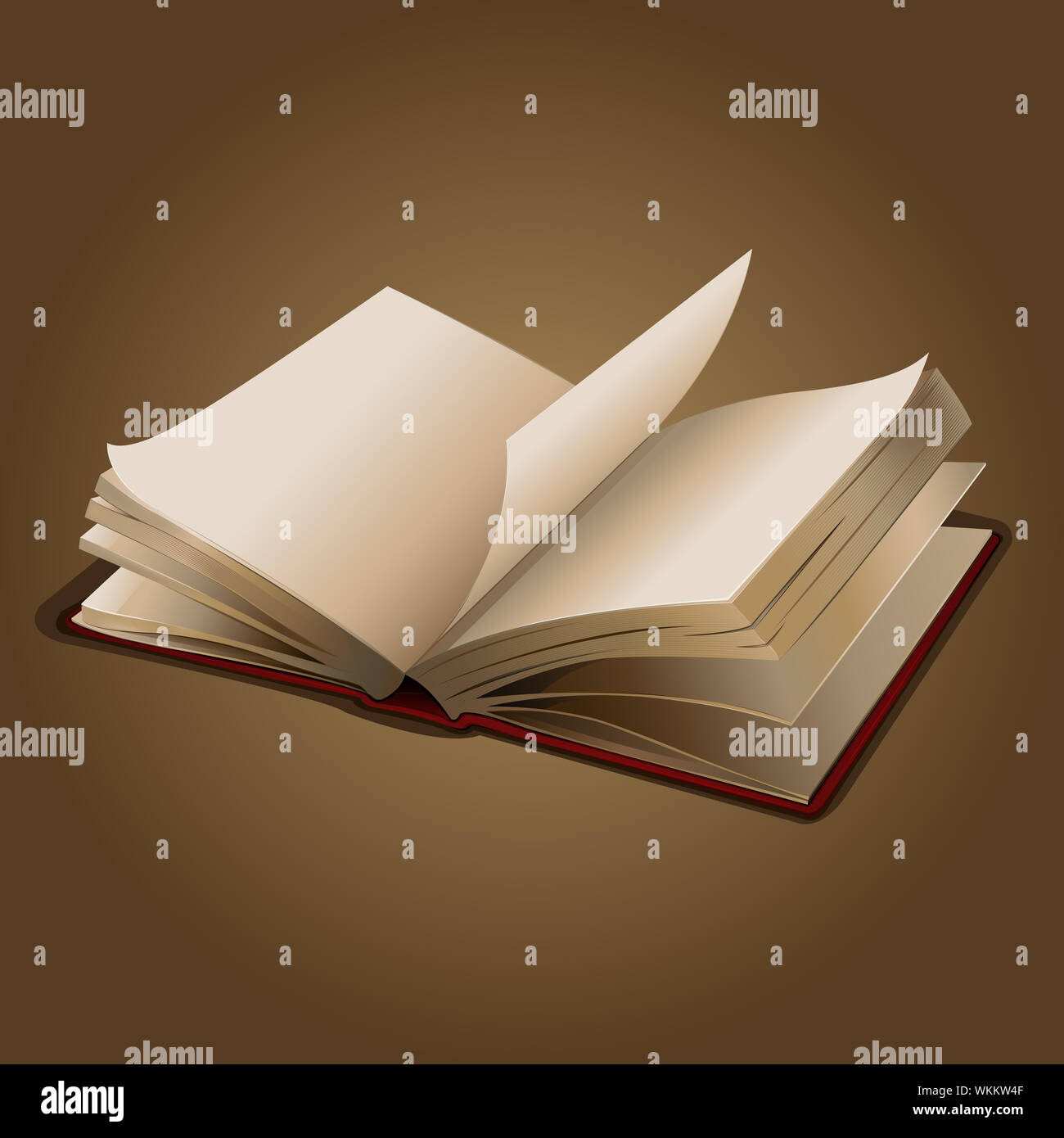 illustration of open book on abstract background Stock Photo - Alamy