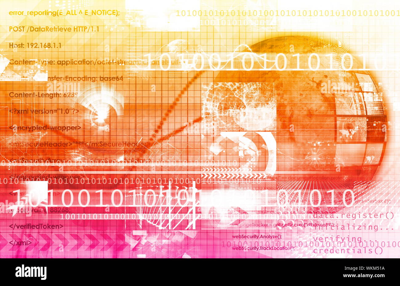 Connection Concept with Technology and Business art Stock Photo - Alamy