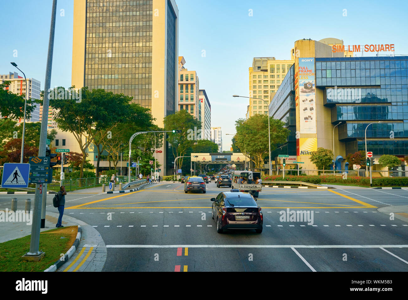 SINGAPORE - APRIL 04, 2019: Singapore Urban Landscape Seen From Second ...