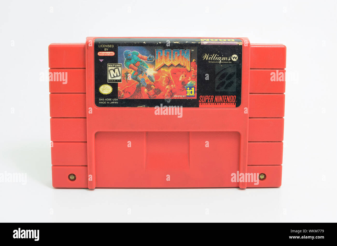 Doom - SNES Super Nintendo - Editorial use only Stock Photo Doom - SNES Super Nintendo - Editorial use only Stock Photo