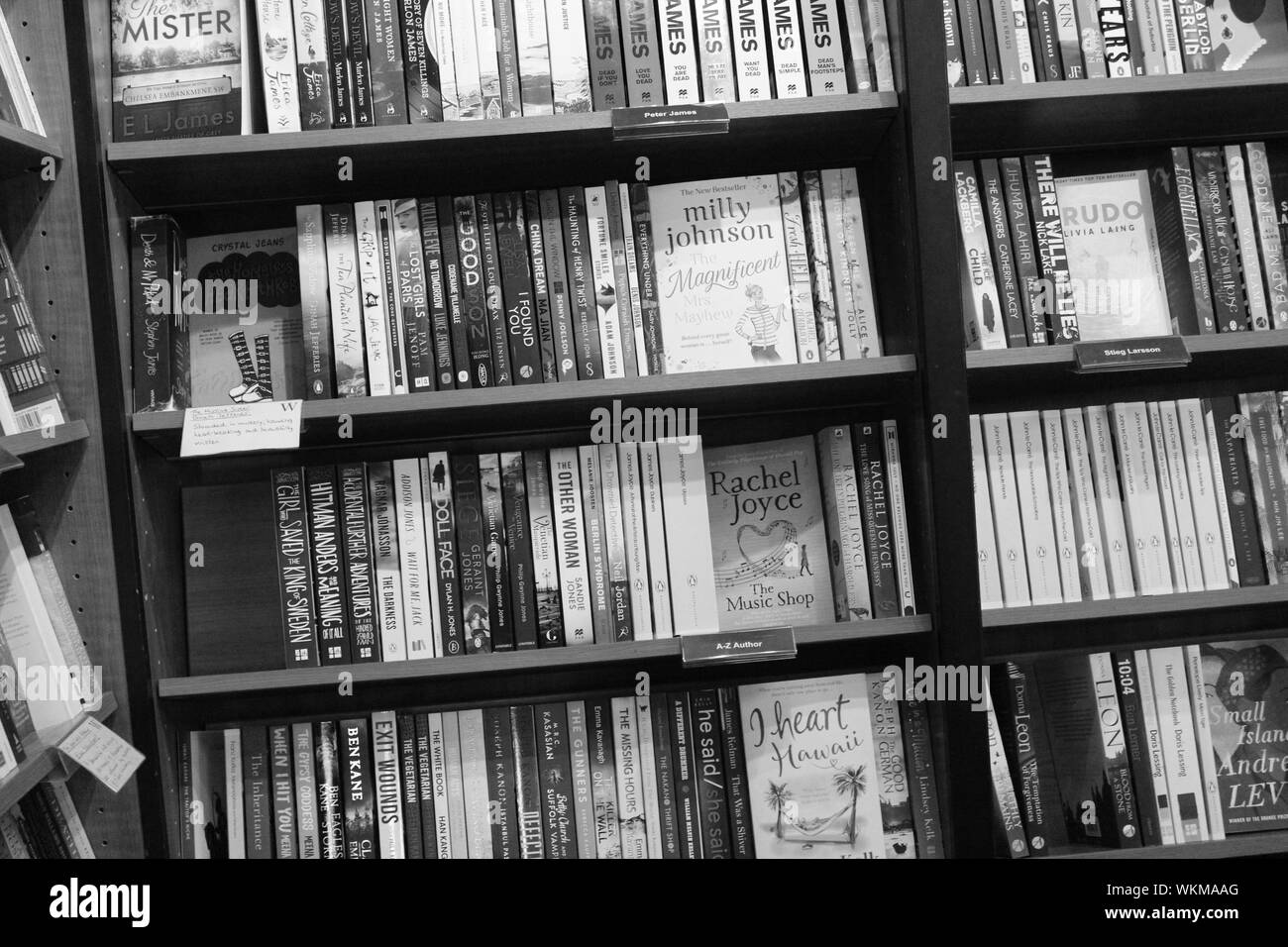 Fiction book cover Black and White Stock Photos & Images - Alamy