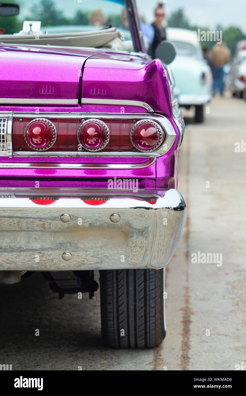 964 Ford Mercury Comet tail light. Classic American car Stock Photo