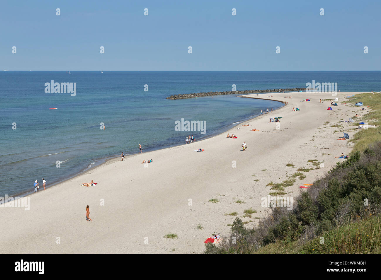 beach, Ahrenshoop, Mecklenburg-West Pomerania, Germany Stock Photo