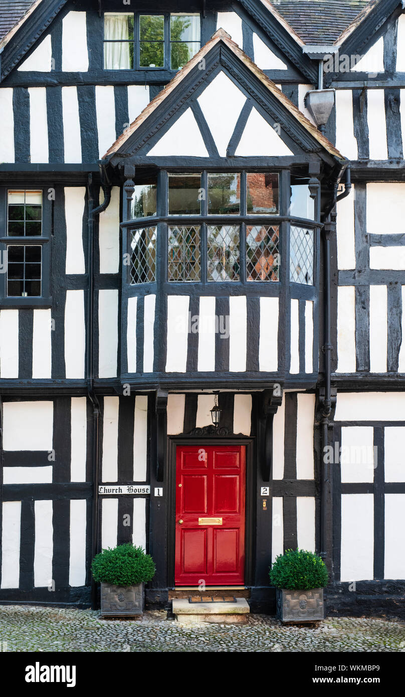 Church House. 16th century timber framed period building. Ledbury Herefordshire. England Stock Photo