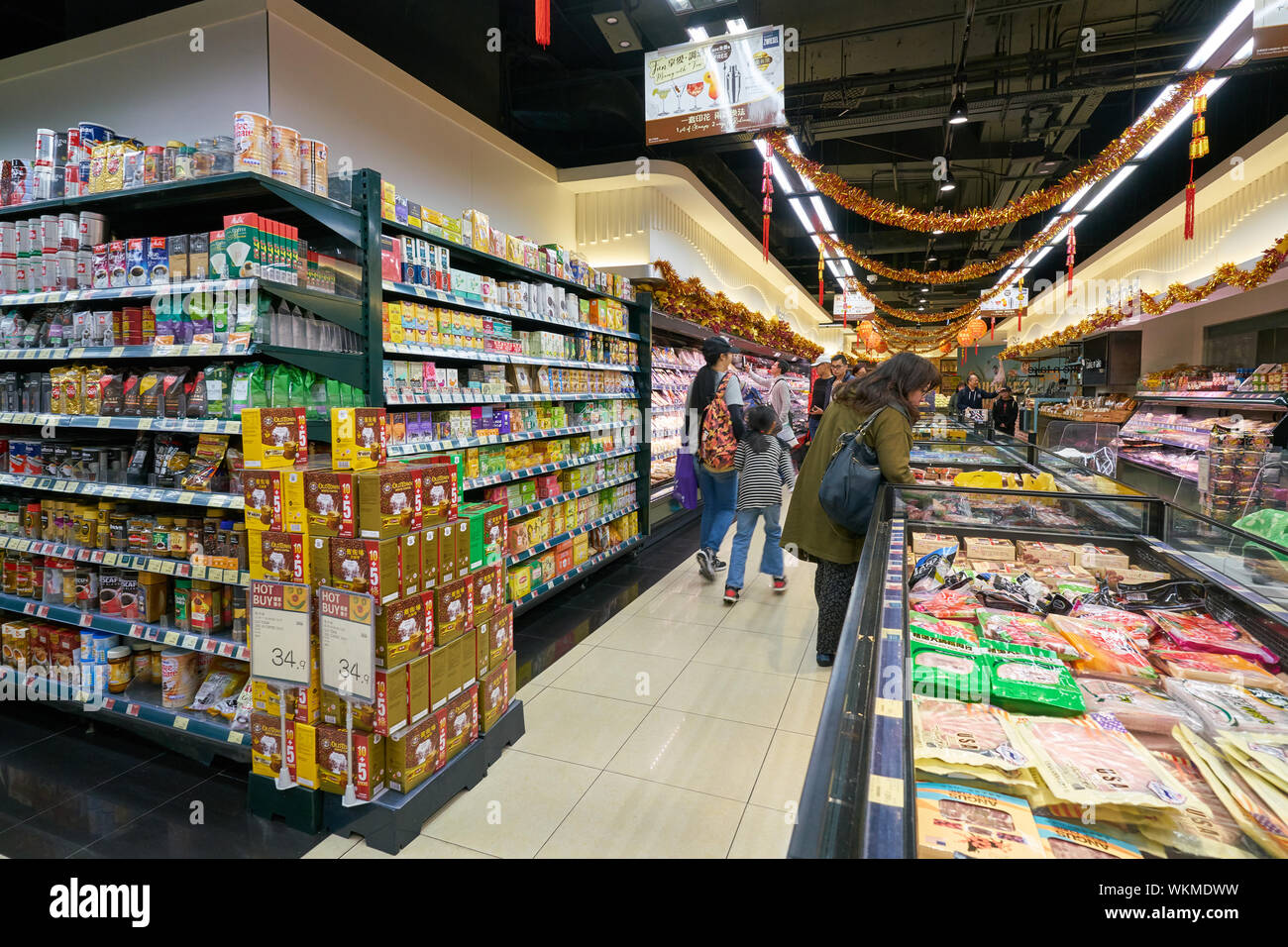 HONG KONG, CHINA CIRCA FEBRUARY, 2019 interior shot of Market Place
