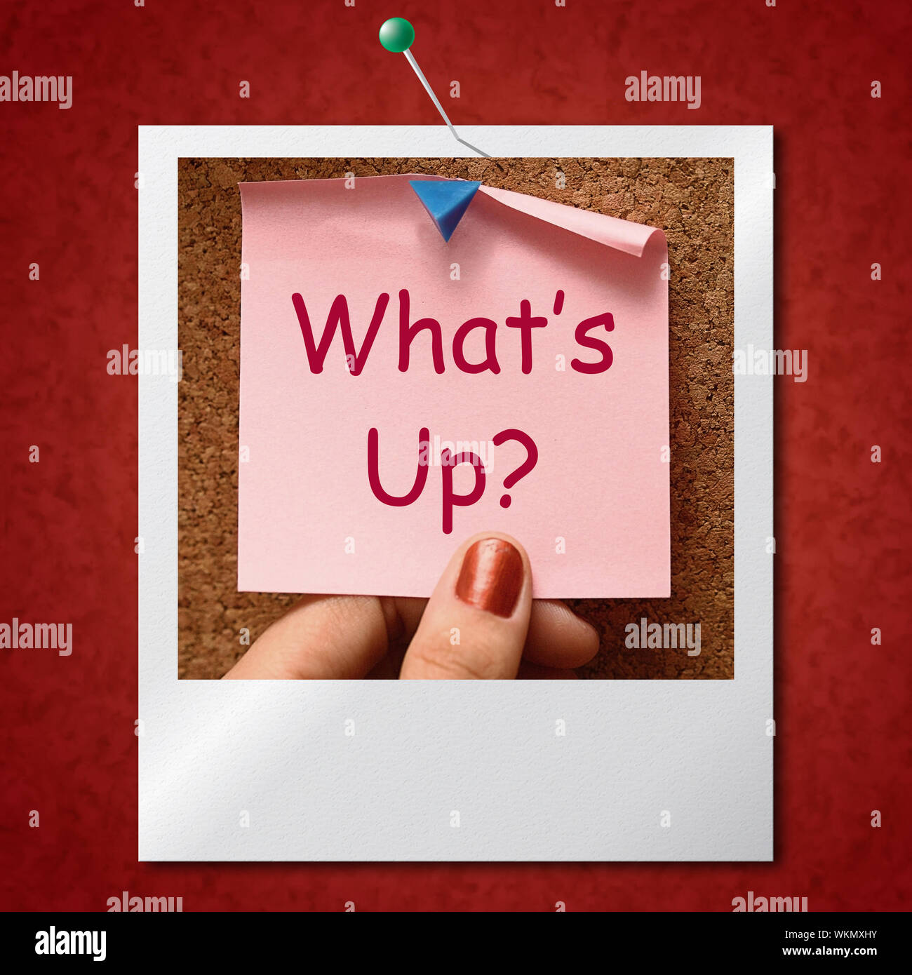 What's Up Photo Meaning What Is Going On Stock Photo Alamy