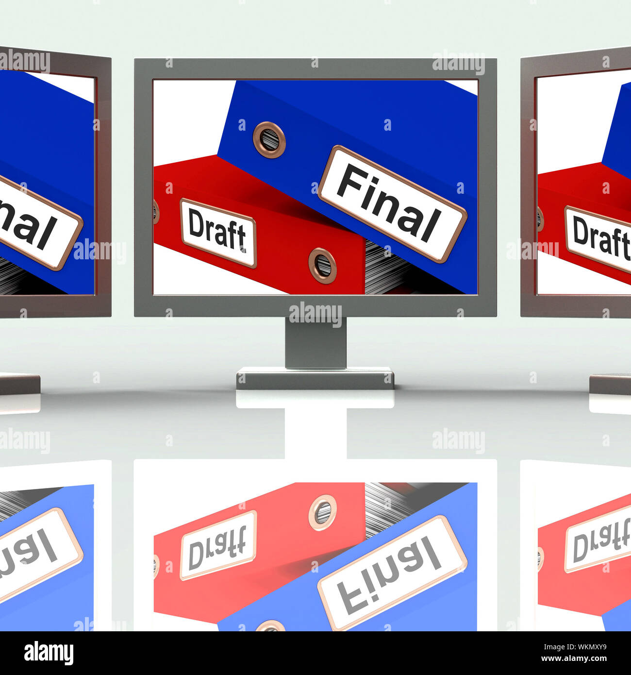 Final Draft Screen Meaning Edit And Rewrite Document Stock Photo Alamy