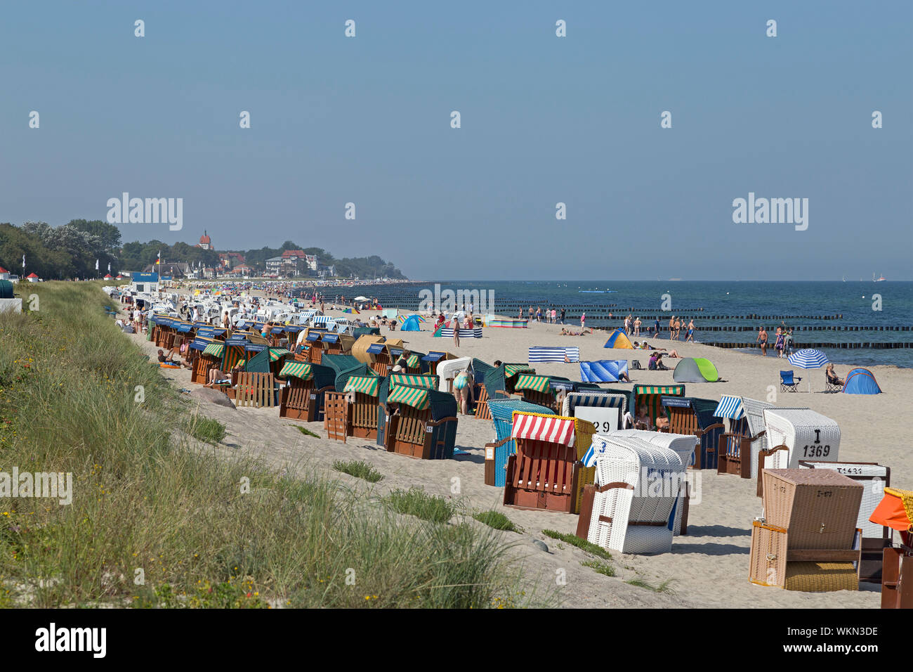 beach, Kühlungsborn, Mecklenburg-West Pomerania, Germany Stock Photo