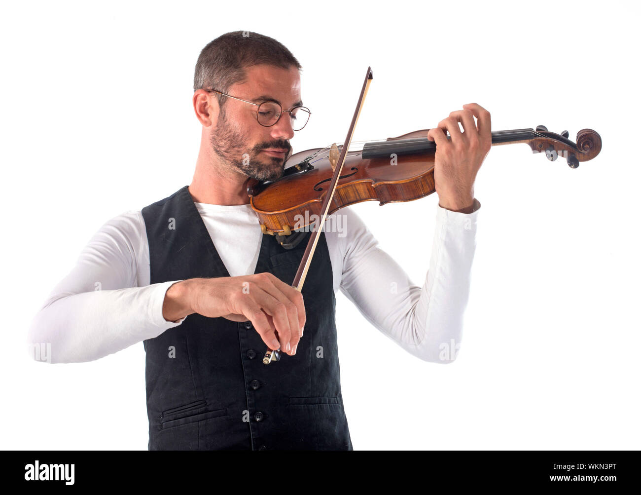violinist Stock Photo