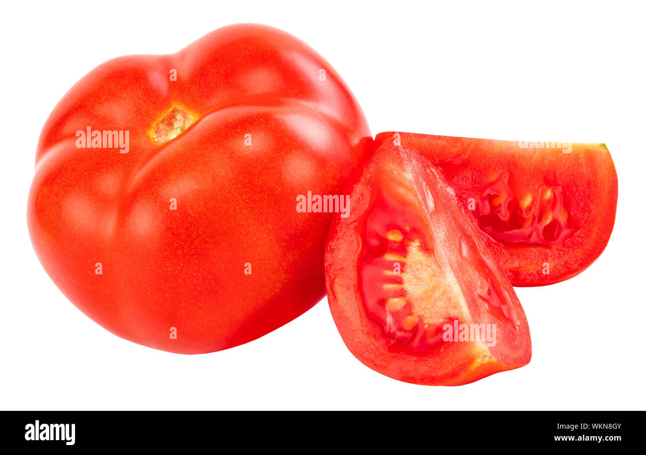 Tomato isolated on white background. With clipping path Stock Photo - Alamy