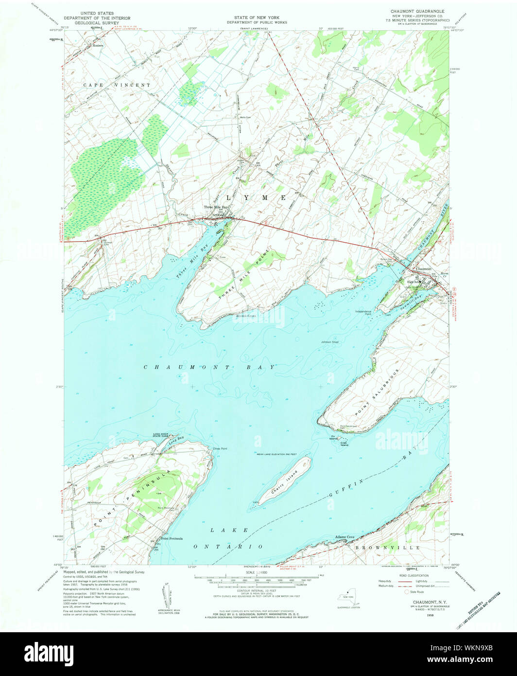 New York NY Chaumont 122937 1958 24000 Restoration Stock Photo Alamy