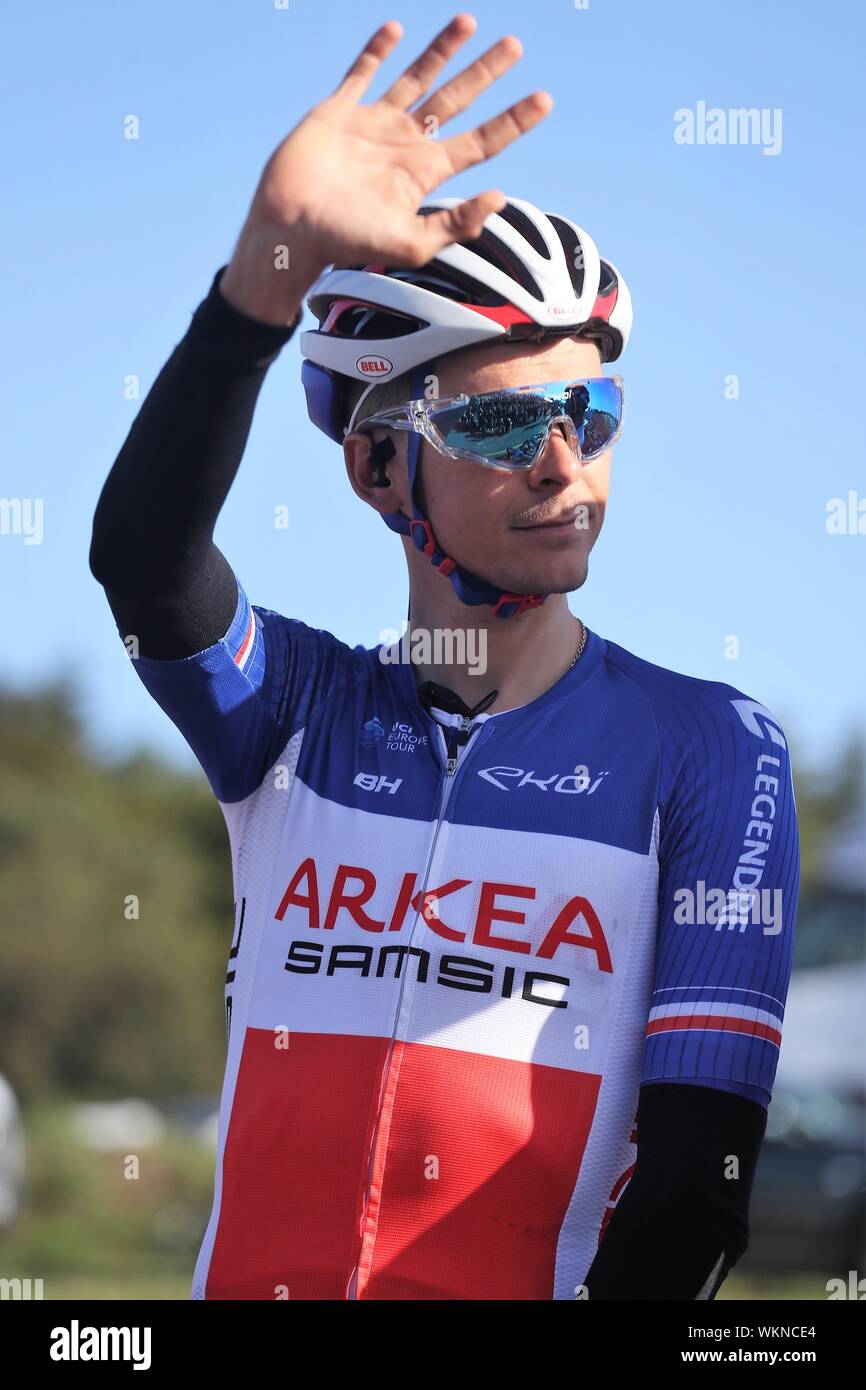 Warren Bargill in Team Arkea - Samsic during the cycling Bretagne classic  ouest-france 2019 , Plouay - Plouay (248.1Km) , on September 1- Photo  Laurent Lairys / DPPI Stock Photo - Alamy