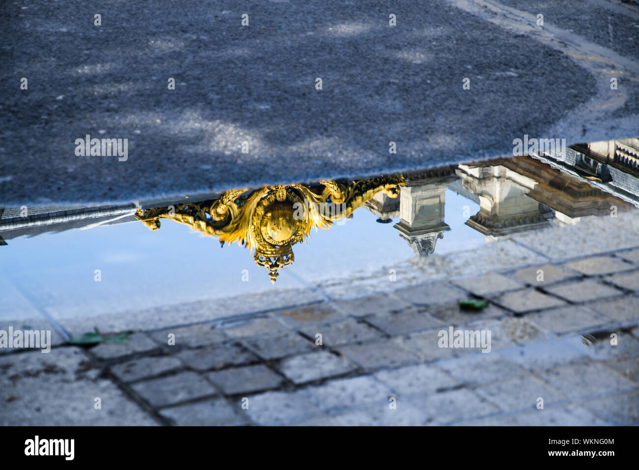 French locations: Outside the Palais de justice Stock Photo