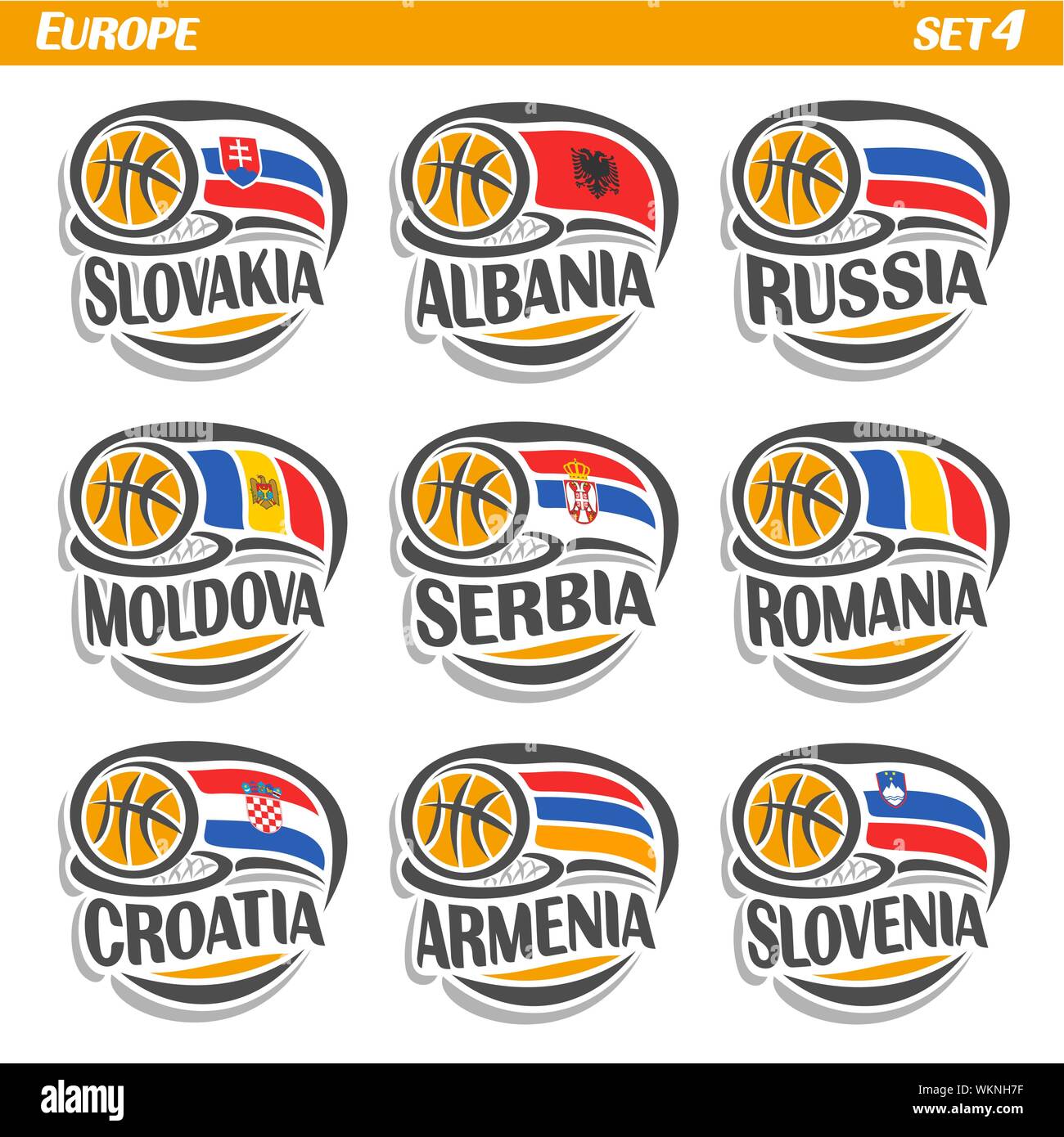 Slovenia Flag Vector Vector Vectors High Resolution Stock ...