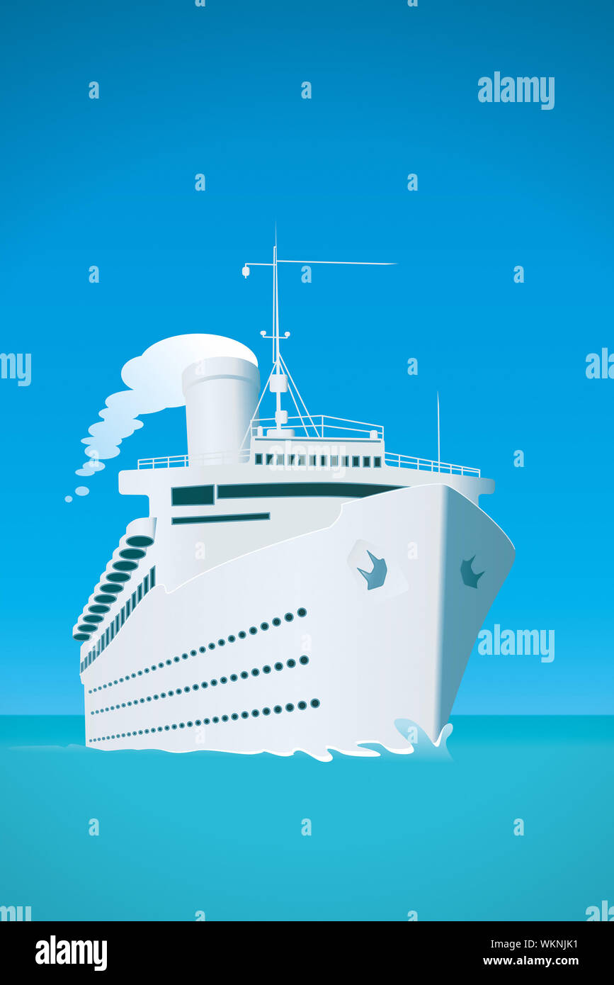 Old Cruise Ship Poster High Resolution Stock Photography And Images Alamy