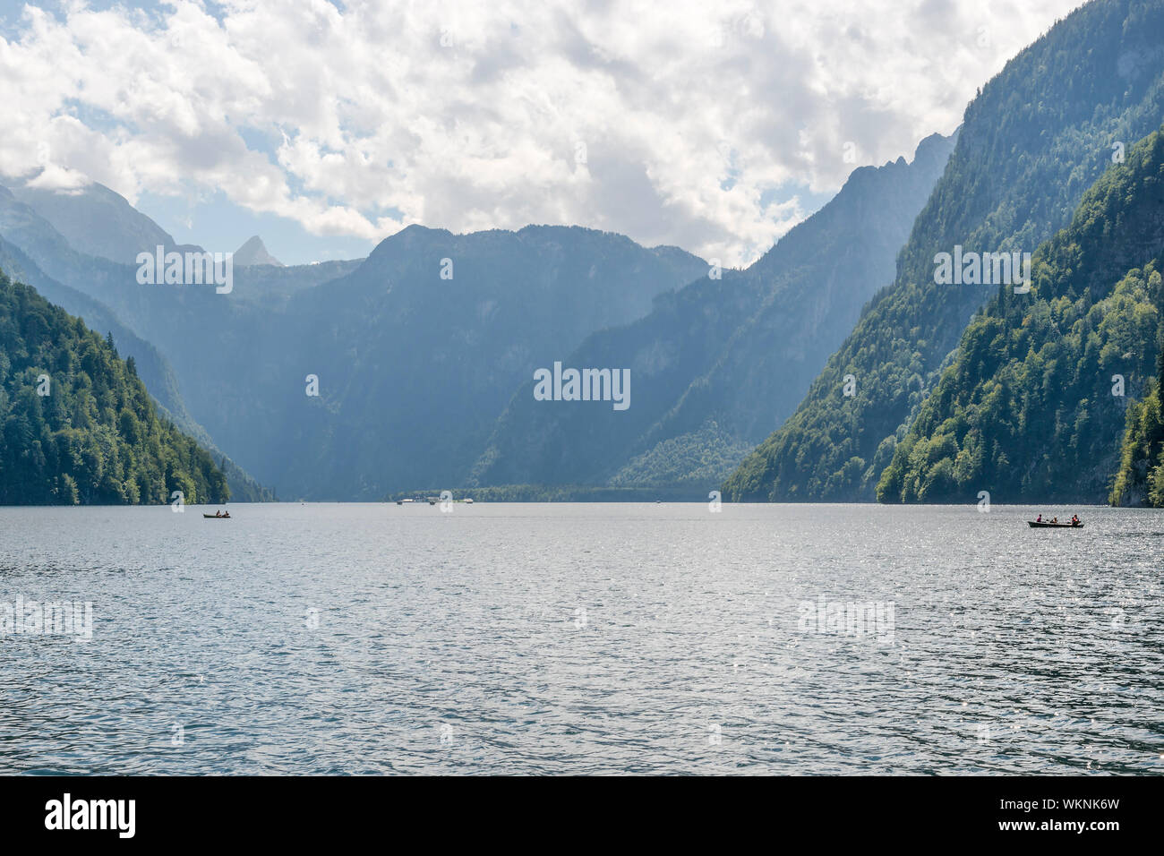 Lake Koenigssee in Berchtesgaden, Bavaria, Germany Stock Photo - Alamy