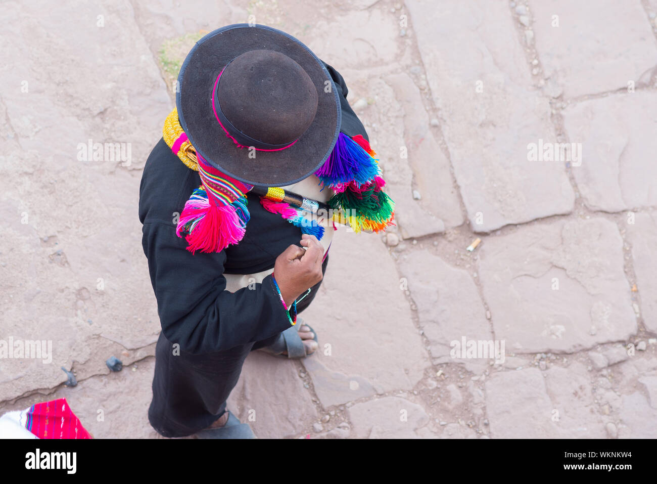 Peruvian Men In Traditional Clothing Hi Res Stock Photography And Images Alamy
